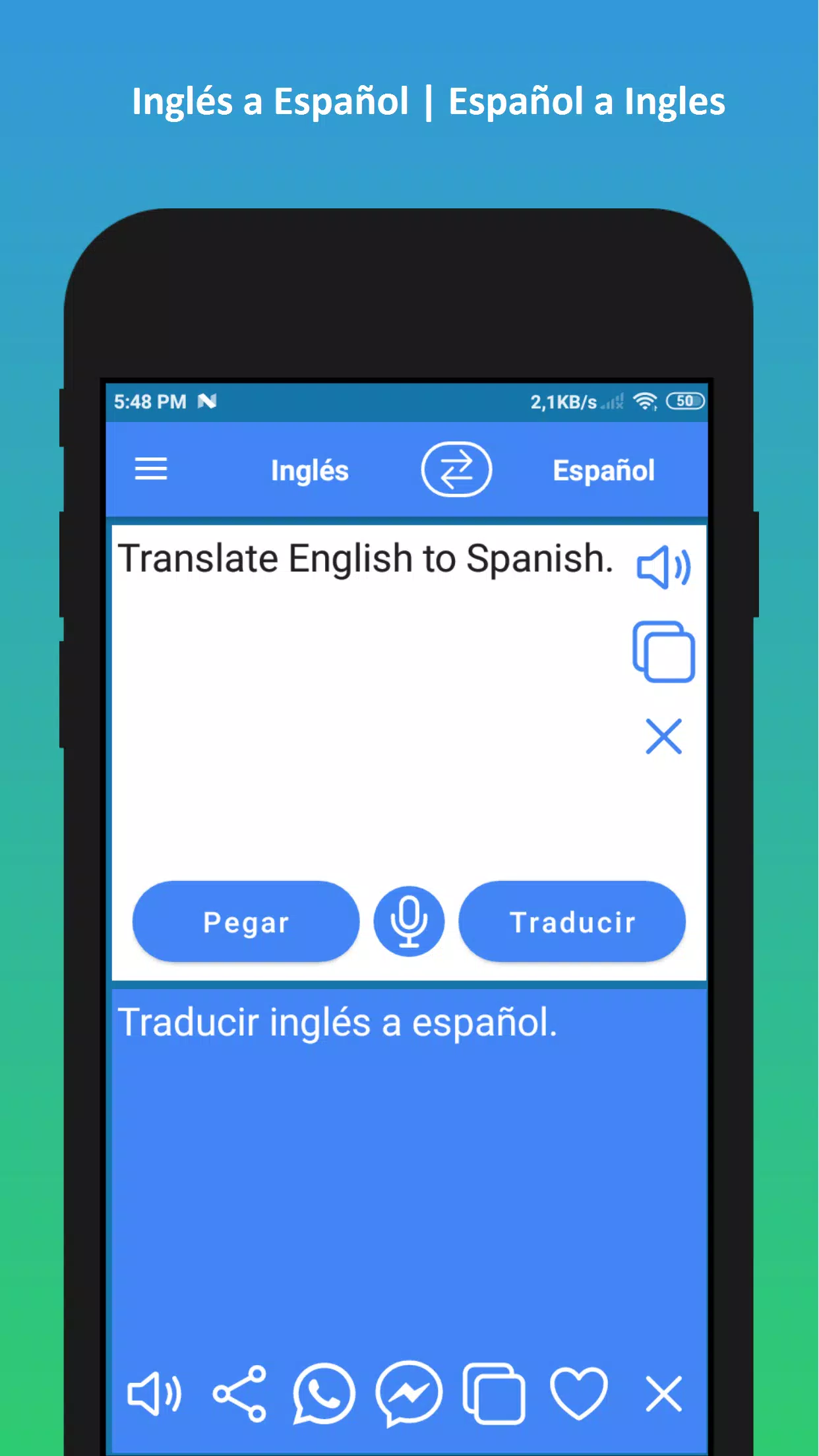 Descarga de APK de Traductor de ingles a español para Android