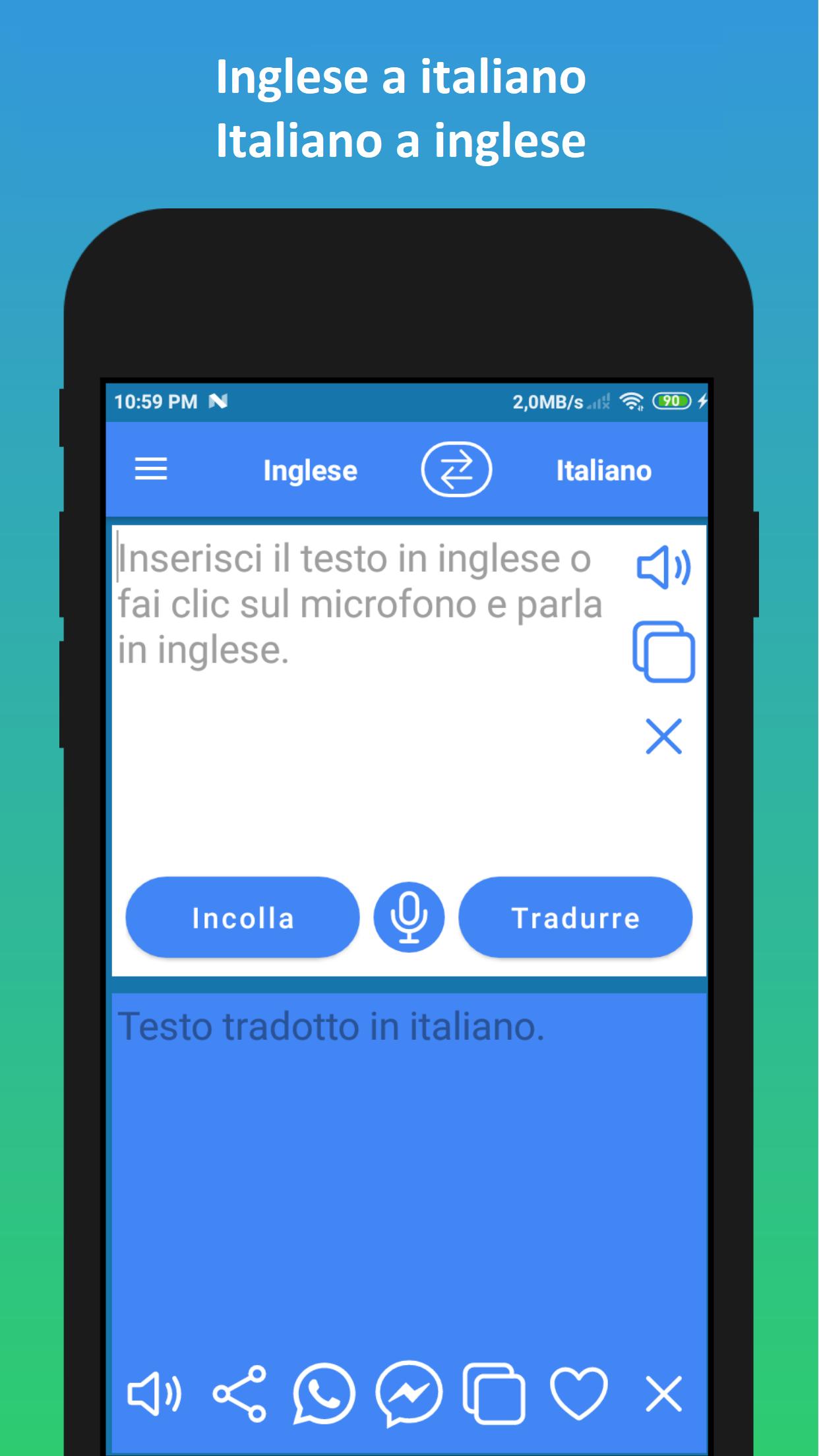 Traduttore inglese italiano APK pour Android Télécharger