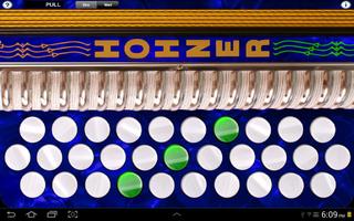 Hohner-FBbEb Button Accordion پوسٹر