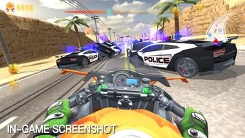 Traffic Speed Moto Rider 3D ảnh chụp màn hình 1
