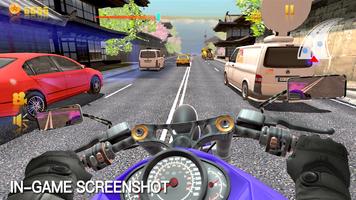 Traffic Speed Moto Rider 3D imagem de tela 2