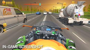 Traffic Speed Moto Rider 3D Ekran Görüntüsü 3