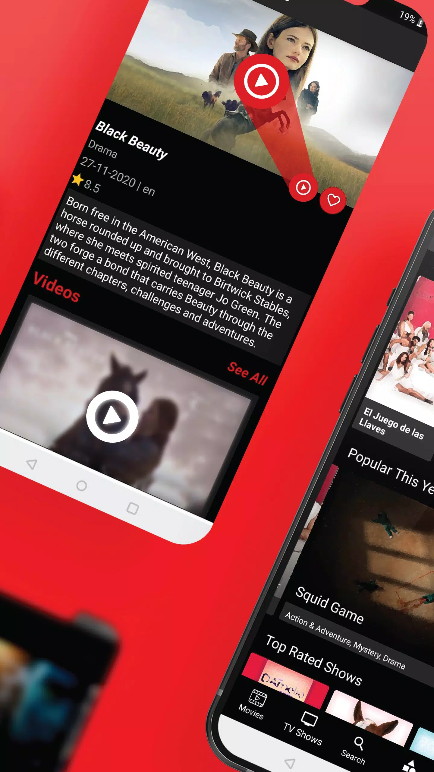 Criar App de Filmes e Séries Design Tela de Filmes 