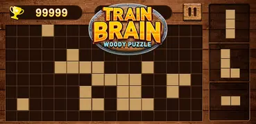 Train Brain Woody Puzzle