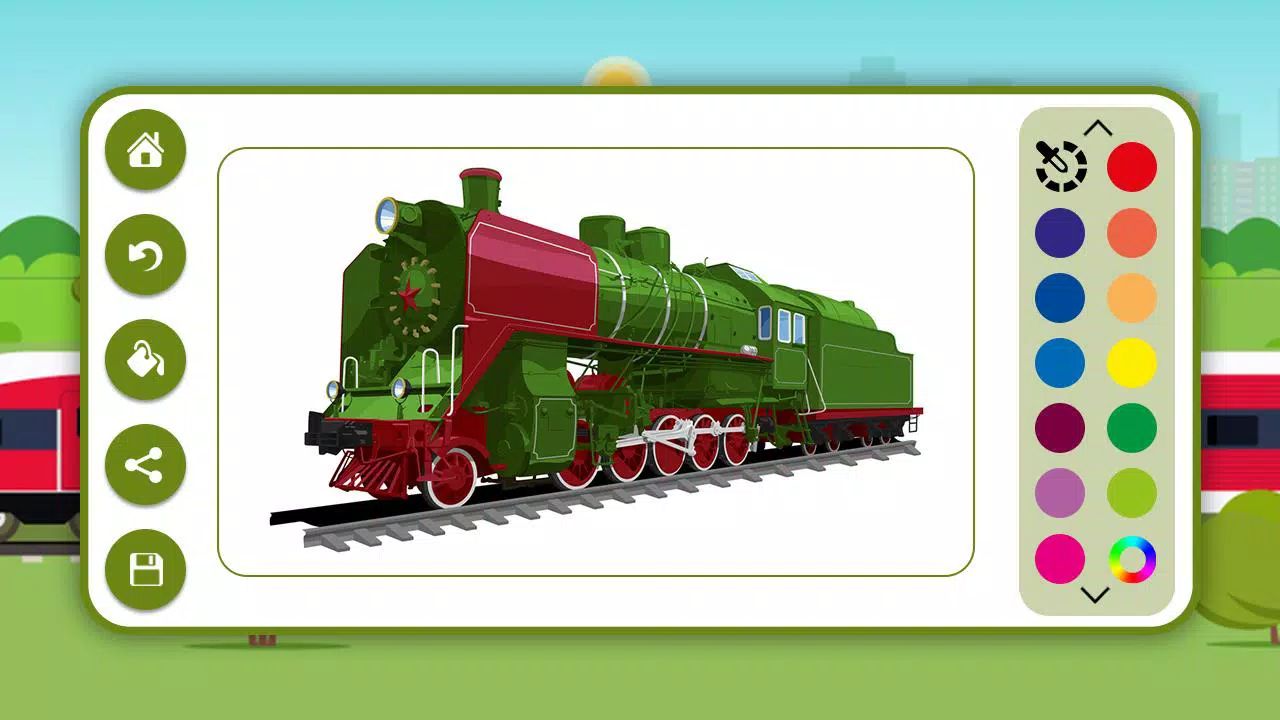 Train Coloring Pages Games Cool