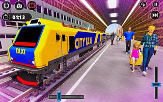 Train Taxi Driving Simulator 2019 스크린샷 3