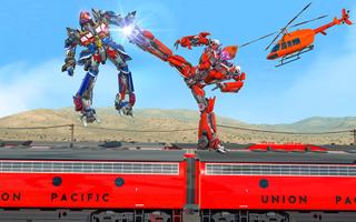 Heavy Train Transforms Robot War screenshot 1