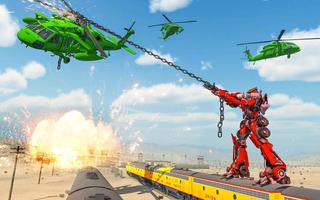 Heavy Train Transforms Robot War screenshot 2