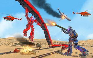 Heavy Train Transforms Robot War تصوير الشاشة 3