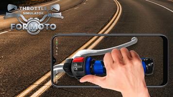 Throttle Simulator for Moto Plakat