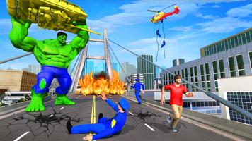 Incredible Monster Hero Attack ảnh chụp màn hình 1