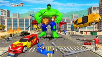 Incredible Monster Hero Attack ảnh chụp màn hình 2