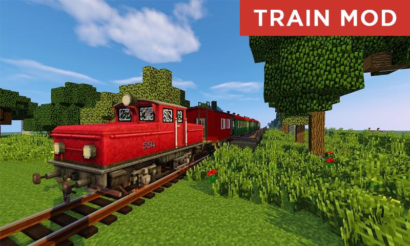 下载mod About Trains In Minecraft的安卓版本