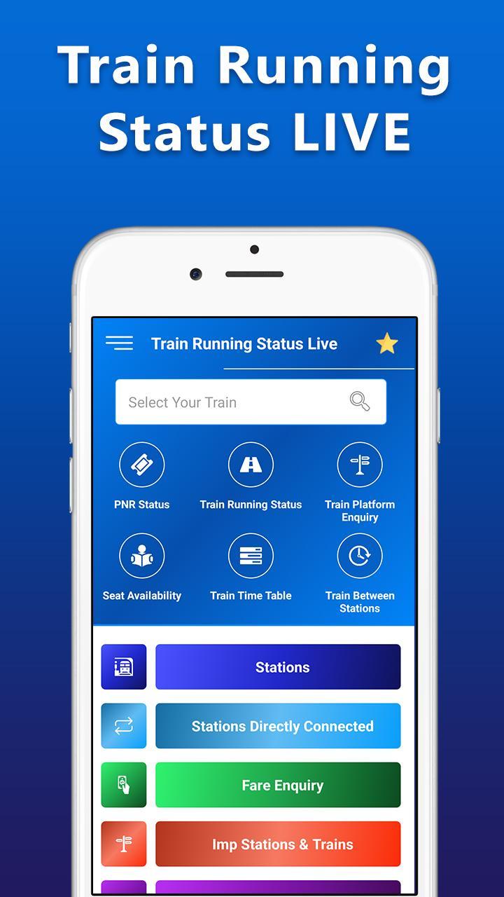 Train running status live apk 1 3 pour android gratuit t l charger