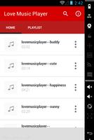 Love Music Player اسکرین شاٹ 1