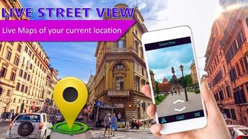 GPS Vivre rue Vue Carte -Voix La navigation Alerte Affiche