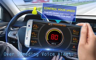 Camera Live Speed Detector - Speedo Voice Alert poster