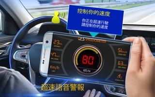 HUD 生活 车速表 警报 -  速度 相机 探测器 海报