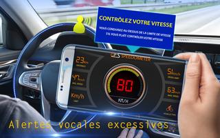 HUD Vivre Compteur de vitesse Alerte - La vitesse Affiche