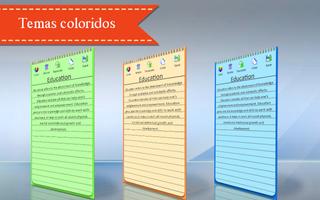 Vistoso Pegajoso Bloc - Escribir Notas con Voz captura de pantalla 1