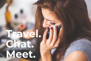 2 Schermata Free Travel App & Chat Travel & Meet with Singles.