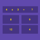 Math: table de multiplication icône