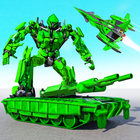 Army Robot Jet Car Transform icono