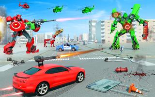 Multi Car Transform Robot Game ポスター