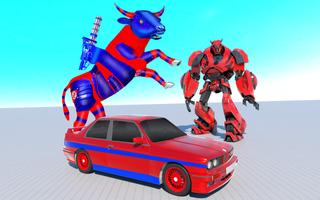 Multi Car Transform Robot Game captura de pantalla 1