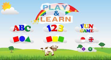 Play and Learn for kid poster
