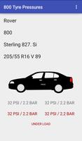 Tyre Pressure & Tire Sizes Ekran Görüntüsü 3