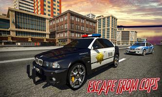 Police limo quad bike transporter: Police chase 3D screenshot 1