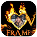 fire text  name art photo frame editor APK