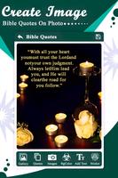 Bible Quotes on photo Cartaz