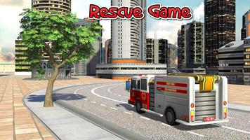 US Firefighter Truck Simulator- City Rescue heroes اسکرین شاٹ 3