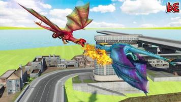 Flying Dragon Clash Simulator: capture d'écran 1