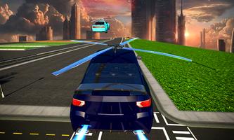 Futuristic Flying Car 3D: Rescue Game スクリーンショット 1