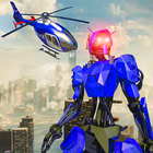 Police War Robot Superhero: Jeux de robots volants icône