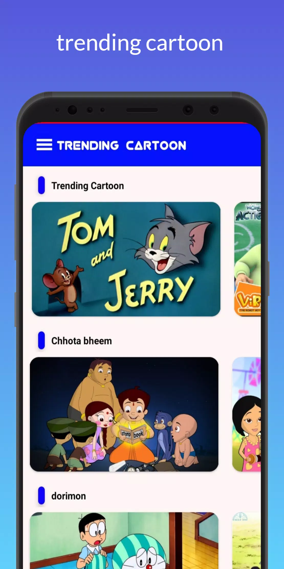 Trending Cartoon - TV cartoon & funny video movies APK pour Android  Télécharger