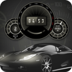 ”Car Speedometer Clock Live Wal