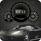 Car Speedometer Clock Live Wal-icoon