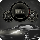 Car Speedometer Clock Live Wal icône