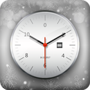 Classy Silver Clock Live Wallpaper-APK