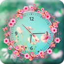 Flowers Clock Live Wallpaper APK