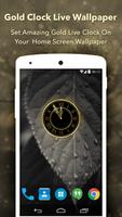 Poster Gold Clock : Analog Clock Live