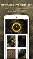 Gold Clock : Analog Clock Live ภาพหน้าจอ 1