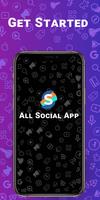 All Social Networks In One App: Chat, Messengers Plakat