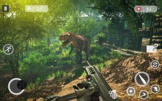 Survie des chasseurs de dinosaures: jeux de tir Affiche