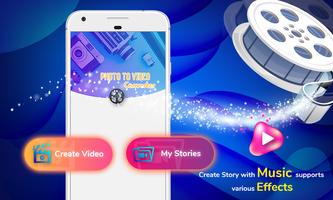 Photo Video Status Maker Affiche