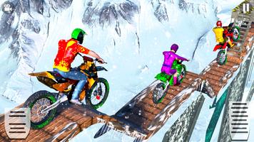 Schnee kniffliger Bike-Stunt Screenshot 3